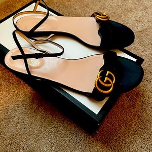 Gucci Mormont double G sandals sz 39.5